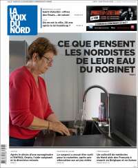 Portada de La Voix du Nord (Francia)