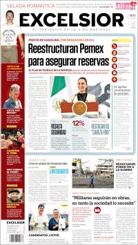 Portada de Excelsior (México)