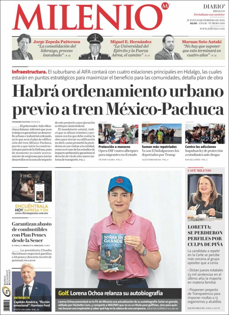 Portada de Milenio de Hidalgo (México)