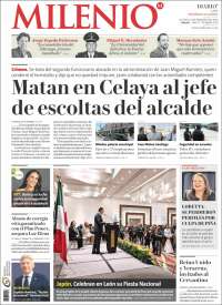 Portada de Milenio de León (Mexico)