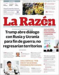 Portada de La Razón (México)