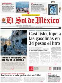 Portada de El Sol de México (México)