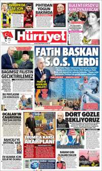 Portada de Hürriyet (Turquie)