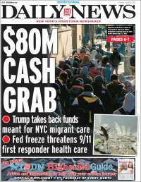 Portada de Daily News - New York (USA)