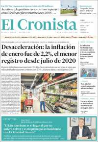 Portada de El Cronista Comercial (Argentina)