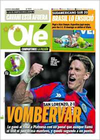 Portada de Olé (Argentine)