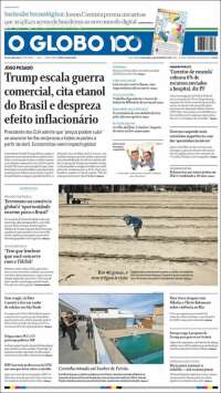 Portada de O Globo (Brasil)