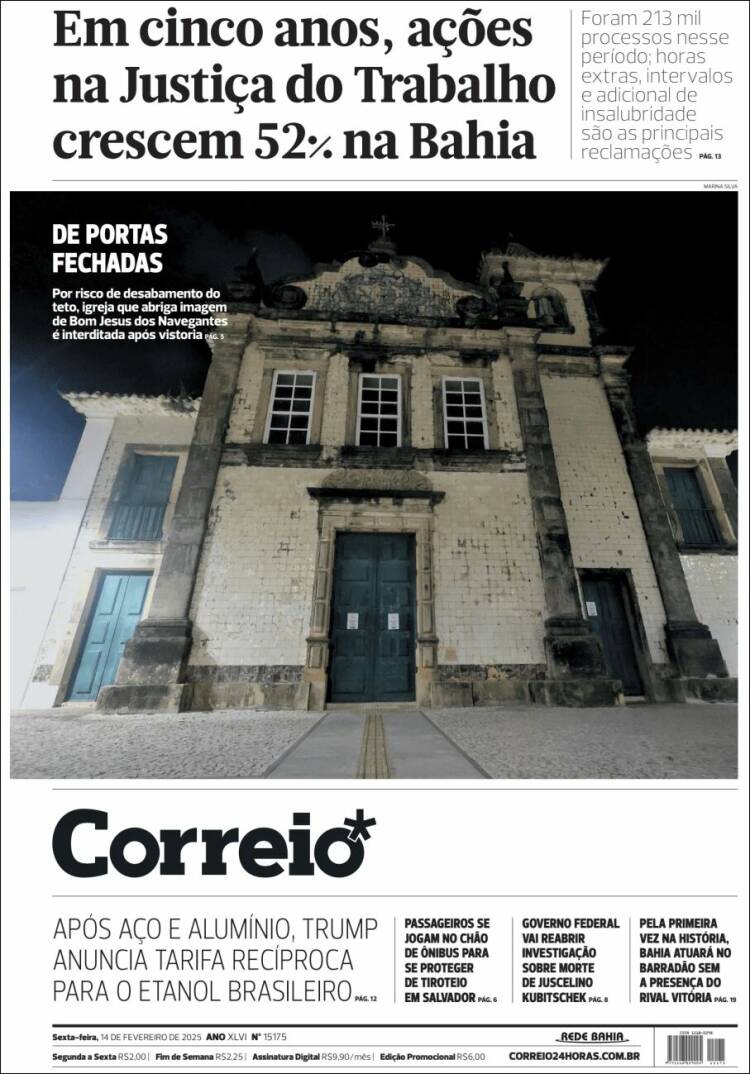 Portada de Correio* (Brésil)