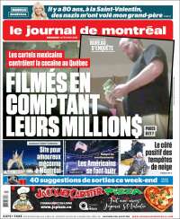 Portada de Le Journal de Montréal (Canada)