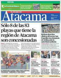 Portada de Diario de Atacama (Chili)