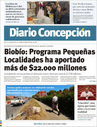 Portada de Diario de Concepción (Chili)