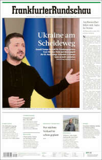 Portada de Frankfurter Rundschau (Alemania)