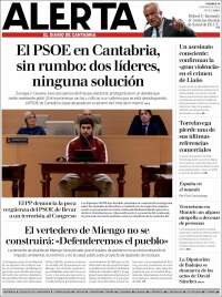 Portada de Alerta - El Diario de Cantabria (Spain)