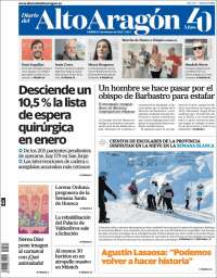 Portada de Diario del AltoAragón (España)