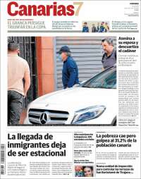 Portada de Canarias 7 (España)