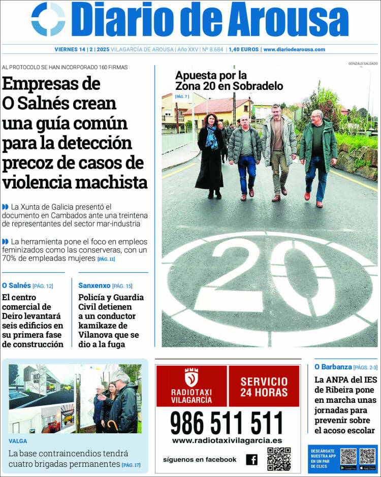 Portada de Diario de Arousa (Spain)