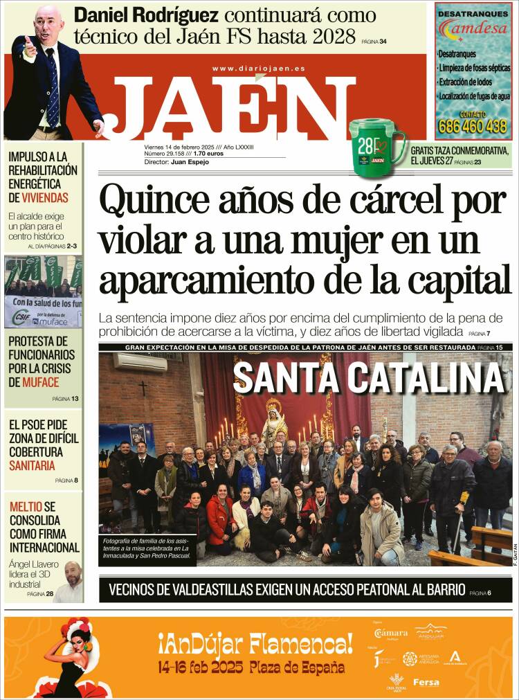 Portada de Diario Jaén (Spain)