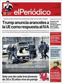 Portada de El Periódico (España)