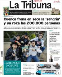 Portada de La Tribuna de Cuenca (Spain)