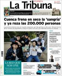 Portada de La Tribuna de Cuenca (Spain)