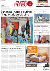 Portada de Ouest France (France)