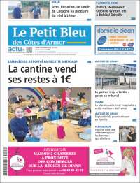 Portada de Le Petit Bleu (France)