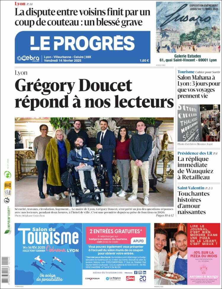 Portada de Progres de Fecamp (Francia)