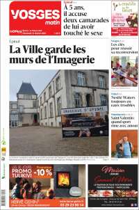 Portada de Vosges Matin (France)