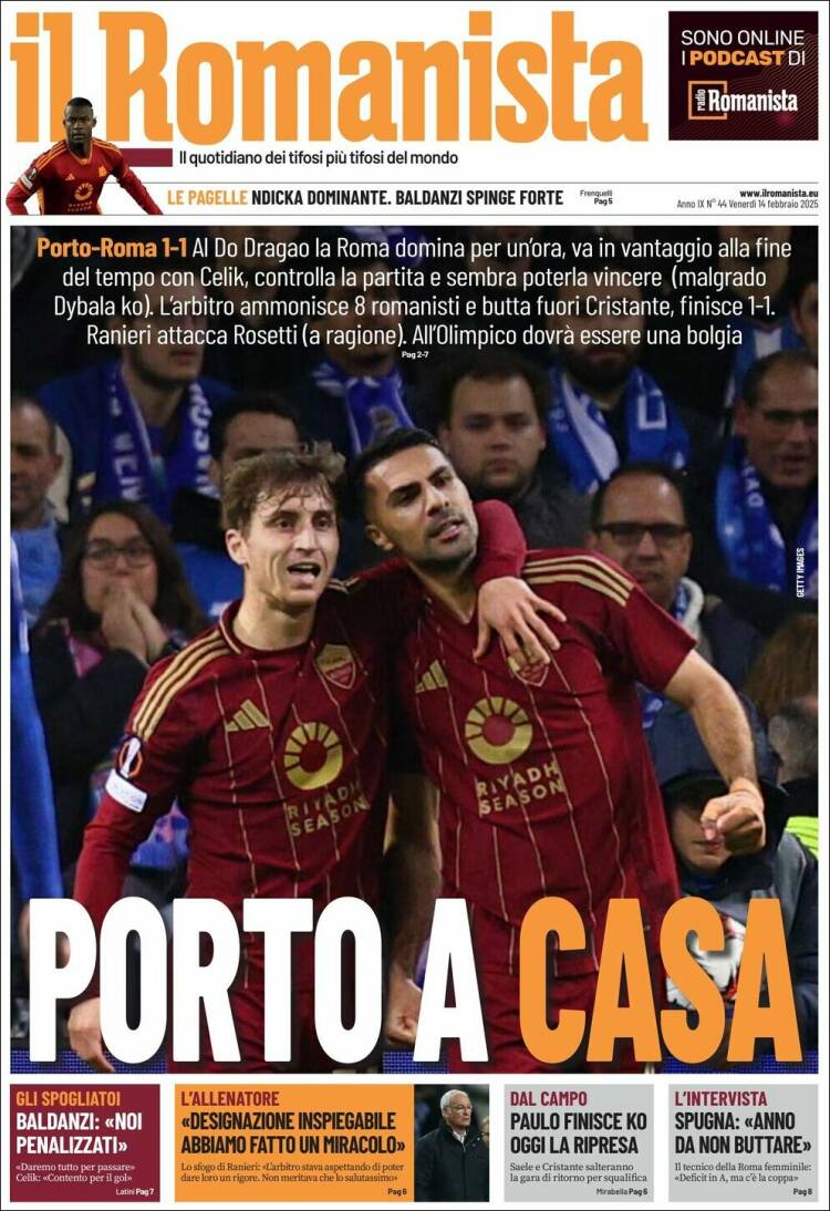 Portada de Romanista (Italie)