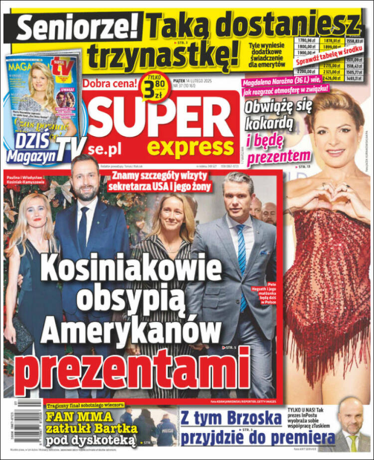 Portada de Super Express (Polonia)