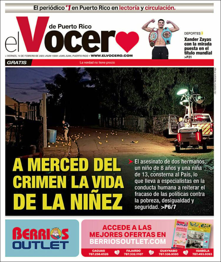 Portada de Vocero (Puerto Rico)