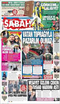 Portada de Sabah (Turquie)