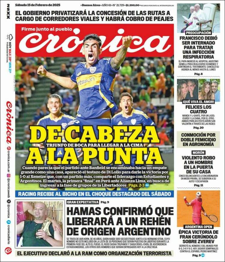 Portada de La Voz del Chaco (Argentina)