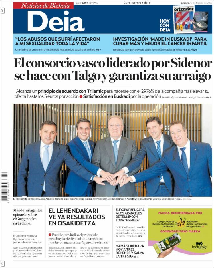 Portada de Deia (España)