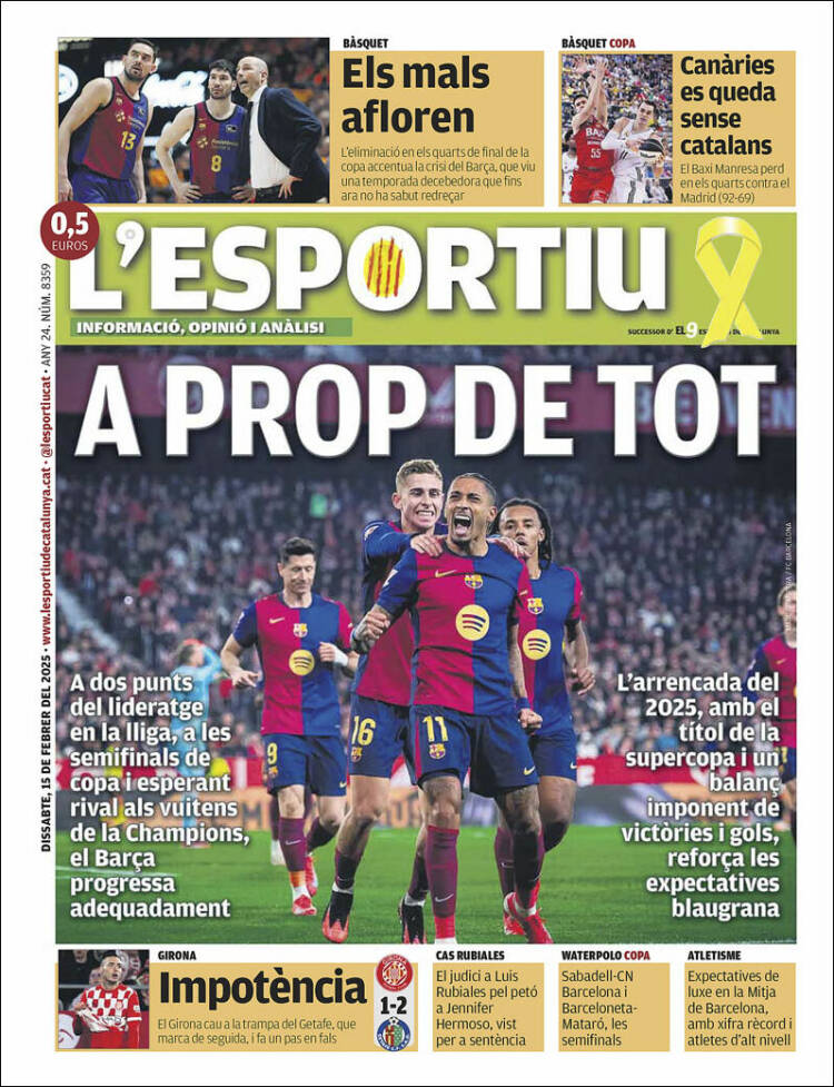 Portada de L'Esportiu (España)