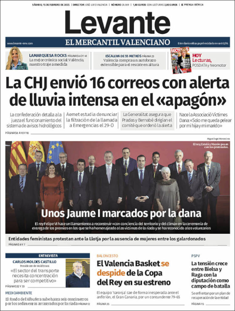 Portada de Levante (España)