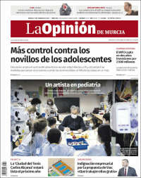 Portada de La Opinión de Murcia (España)