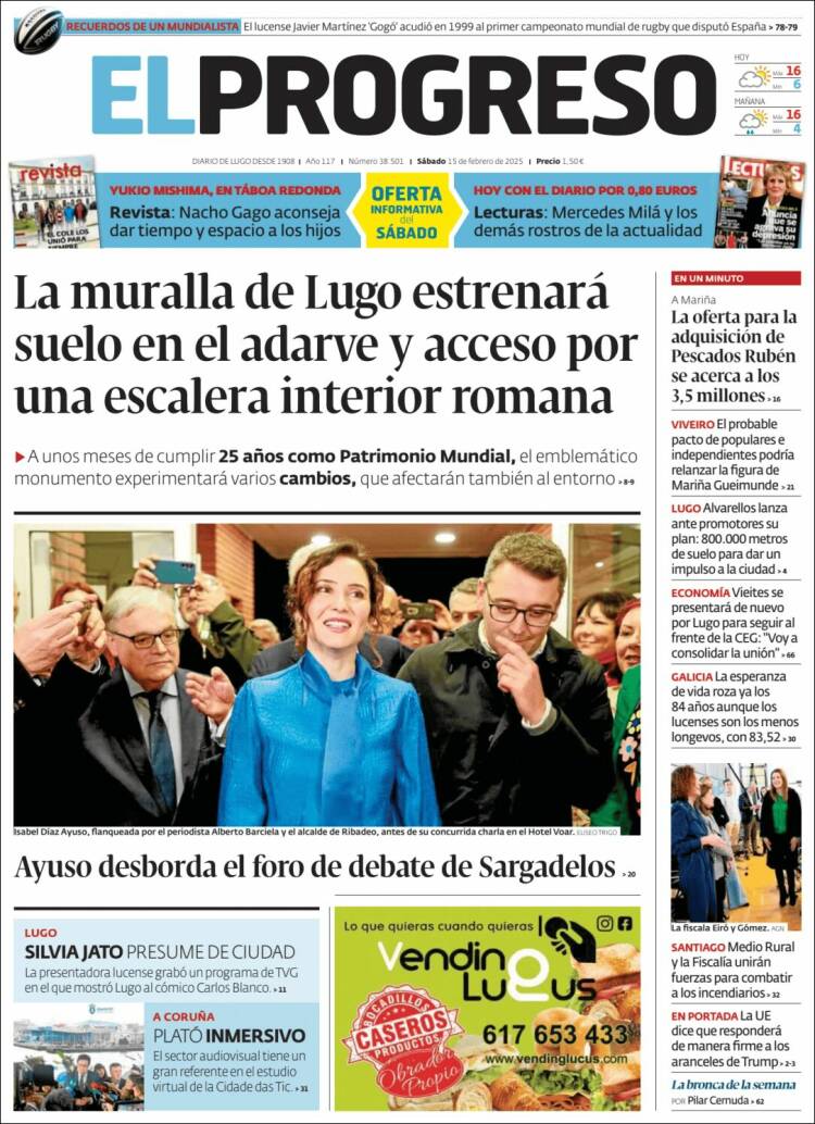 Portada de El Progreso (España)