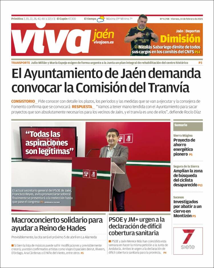 Portada de Viva Jaén (España)