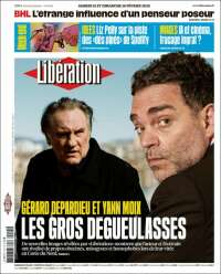 Portada de Libération (Francia)