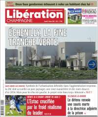 Portada de Libération Champagne (Francia)