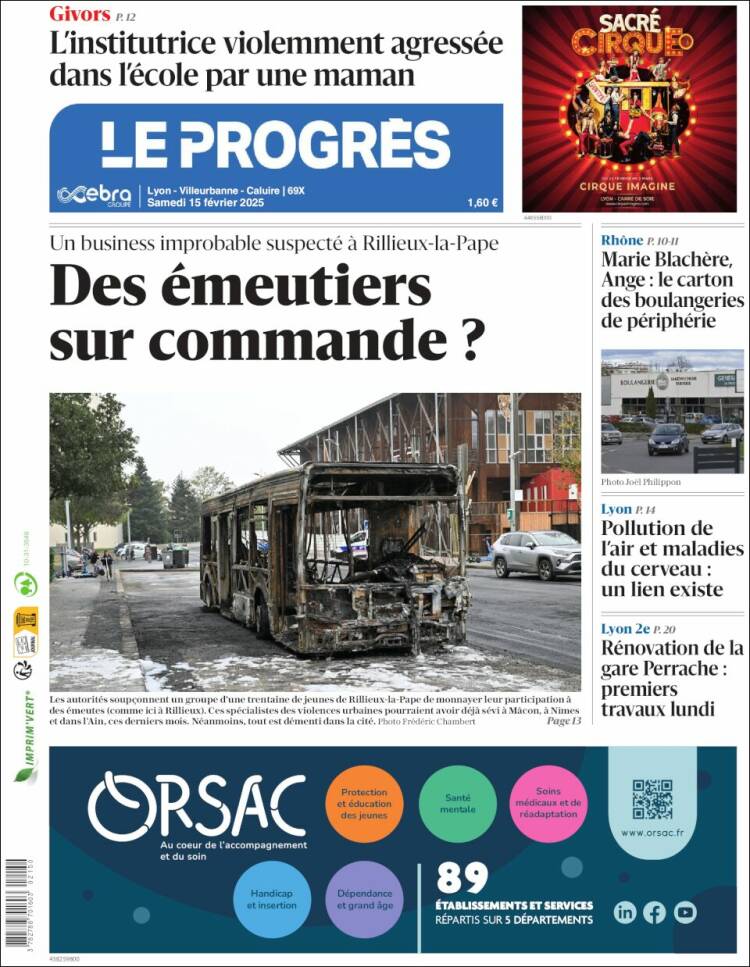 Portada de Progres de Fecamp (Francia)