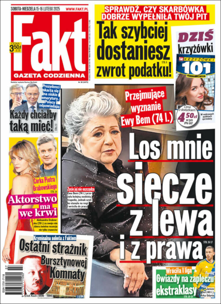 Portada de Fakt (Polonia)