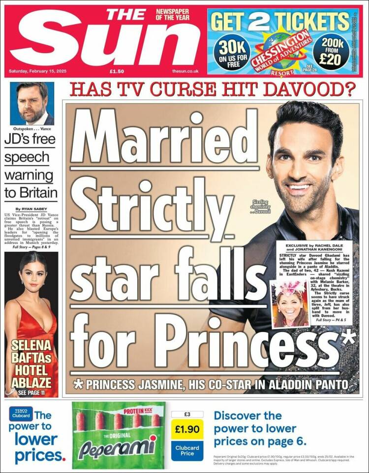 Portada de The Sun (Reino Unido)