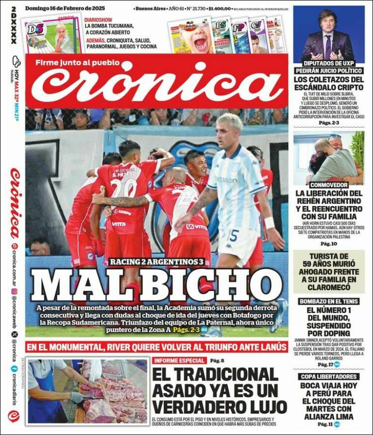 Portada de La Voz del Chaco (Argentina)