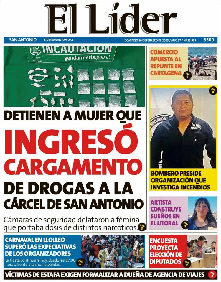 Portada de Lider de San Antonio (Chile)