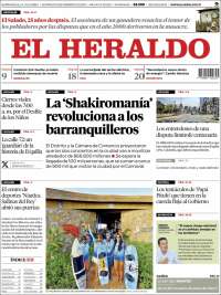 Portada de El Heraldo (Colombia)