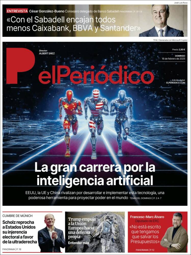 Portada de El Periódico (Spain)