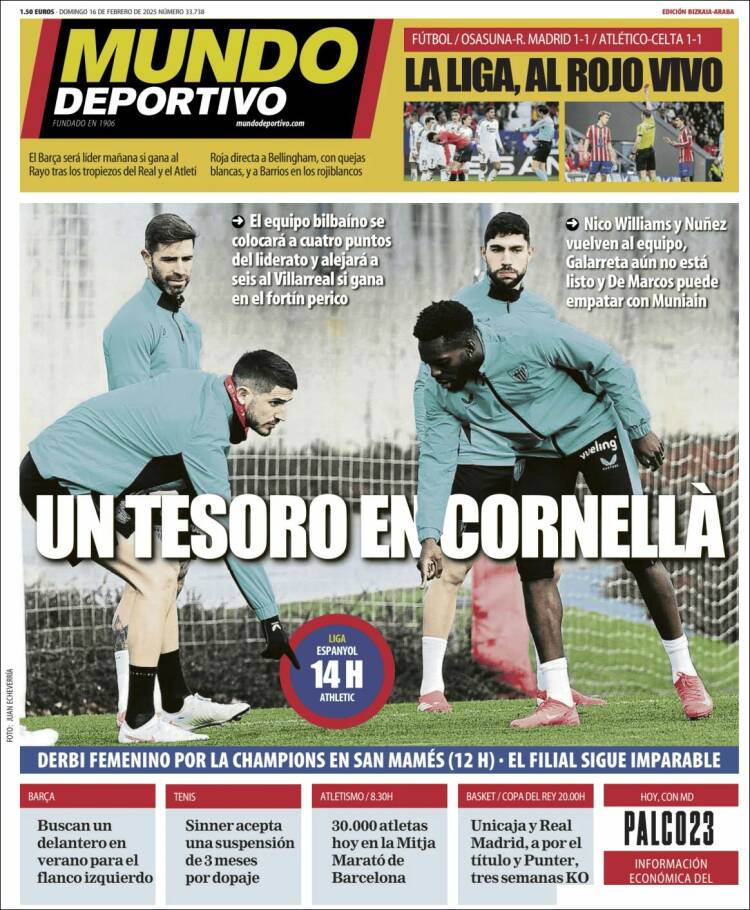 Portada de Mundo Deportivo Bizkaia (Spain)