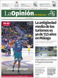 Portada de La Opinión de Málaga (Spain)